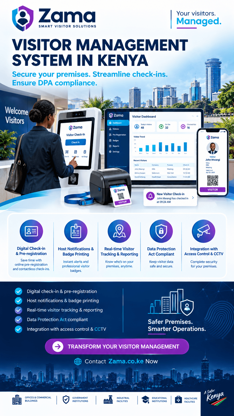 Visitor management system in Kenya