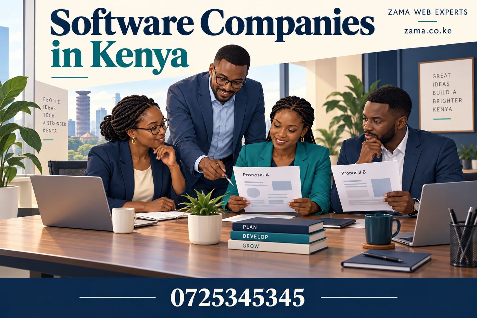 software companies in kenya — Zama Web Experts, call 0725345345