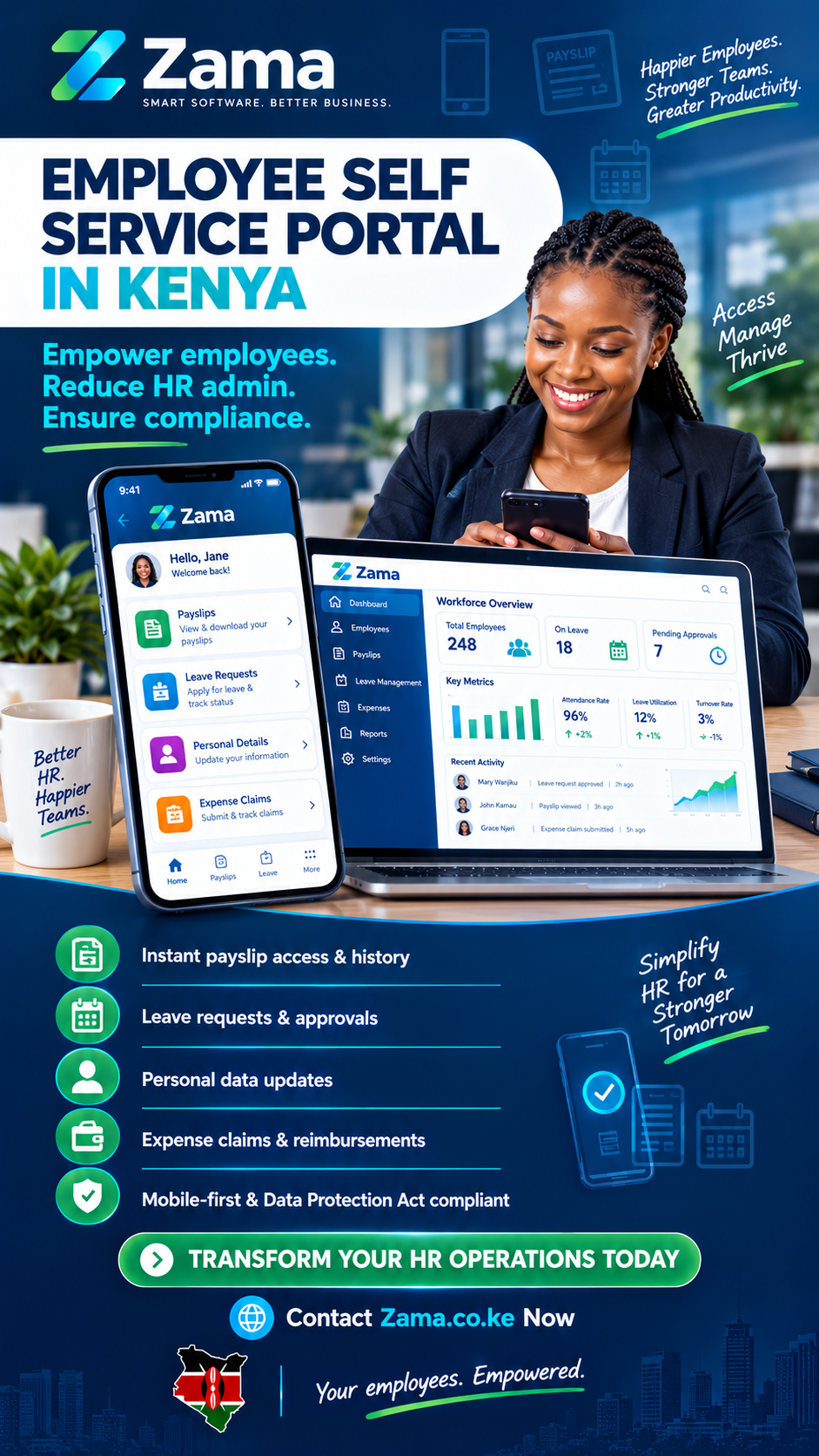 Employee self service portal in Kenya