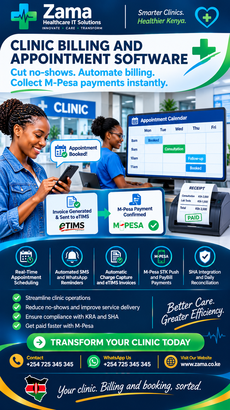 Clinic billing and appointment software